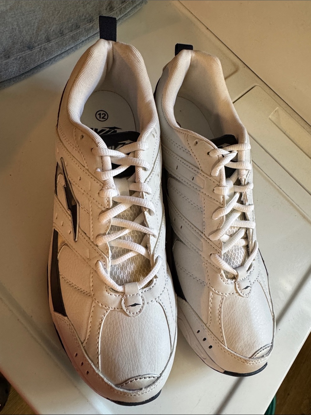 Avia White and Black Men’s Athletic Sneakers